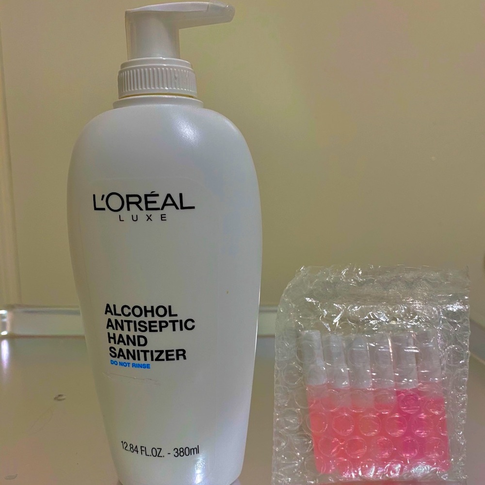 L’ORÉAL Hand Sanitizer 80% ALC / Professional Nail glue (pink)